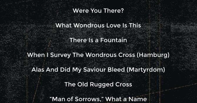 Songs for Good Friday