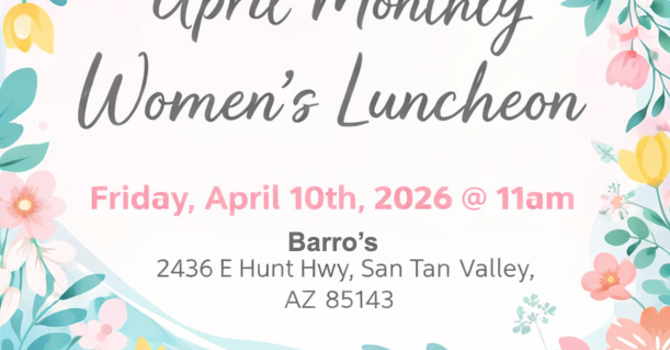  April Monthly Women’s Luncheon  image