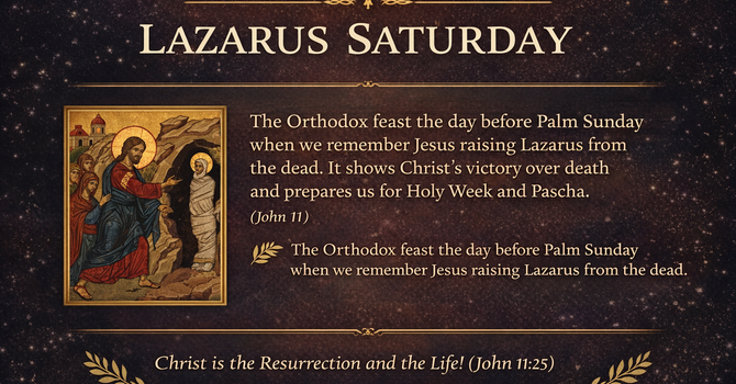 Lazarus Saturday image