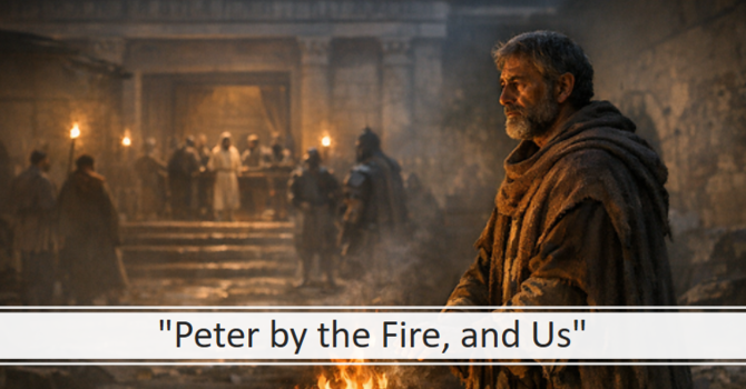 "Peter by the Fire and Us"