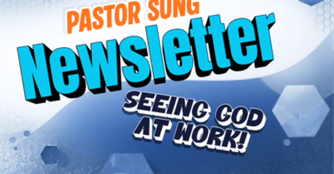 April 1, 2026 Pastor's Letter