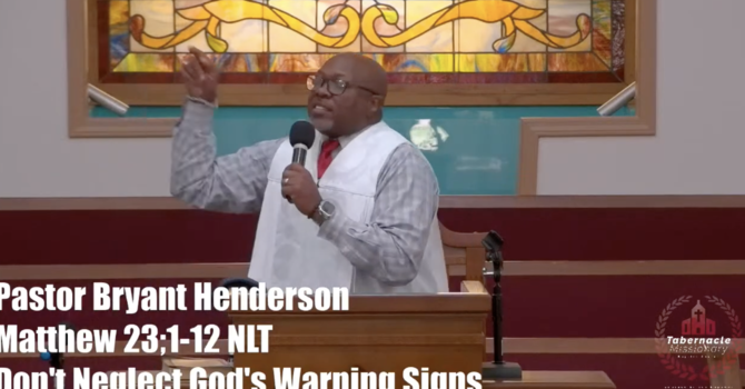 Don't Neglect GOD's Warning Signs ! 