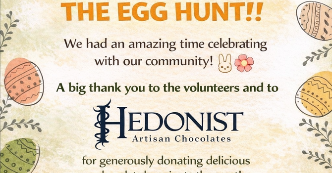 Egg Hunt Thank You image