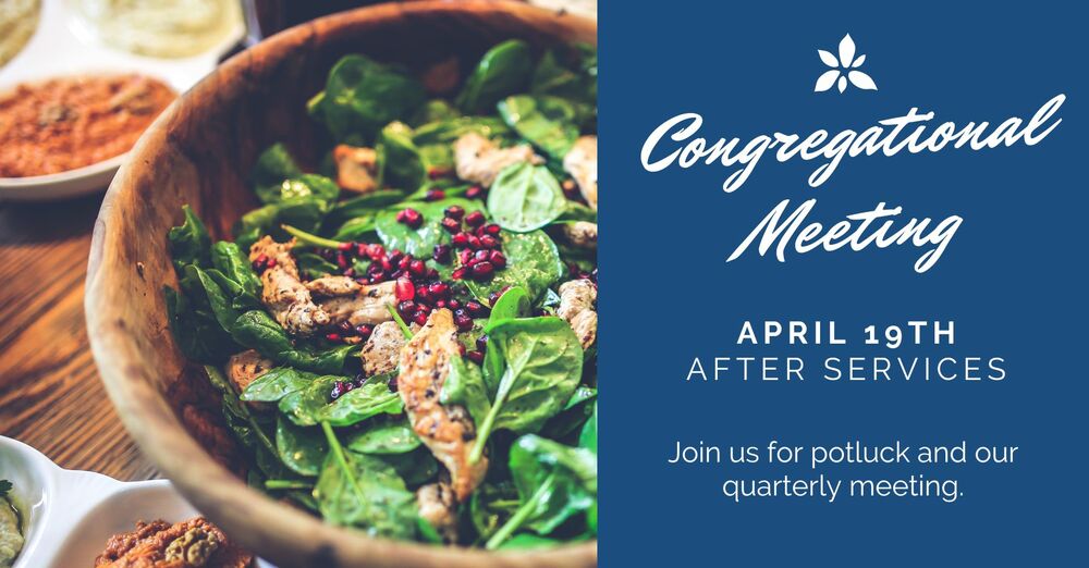 Congregational Meeting & Potluck