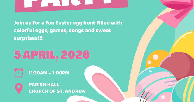 11:30am Easter Party & Egg Hunt