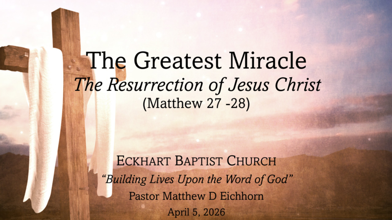 The Greatest Miracle