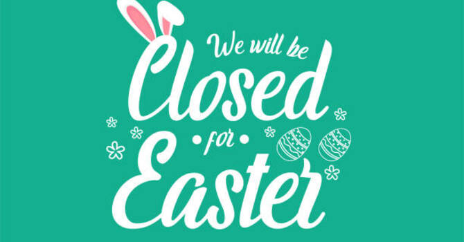 Church Office closed on Monday, April 6 in observance of Easter.