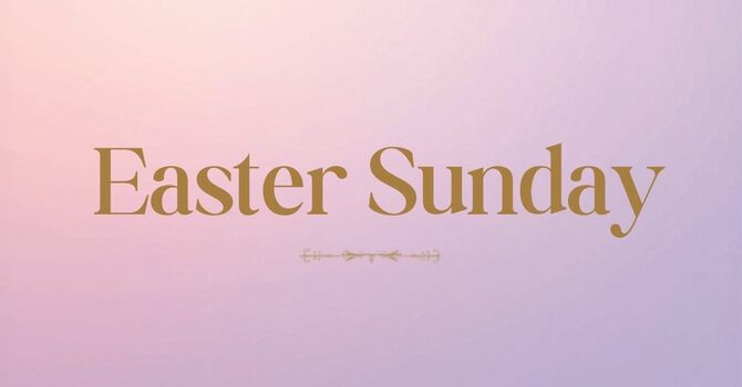 Easter Service 2026