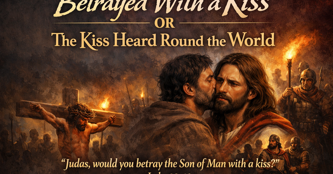 Betrayed With a Kiss or The Kiss Heard Round the World image