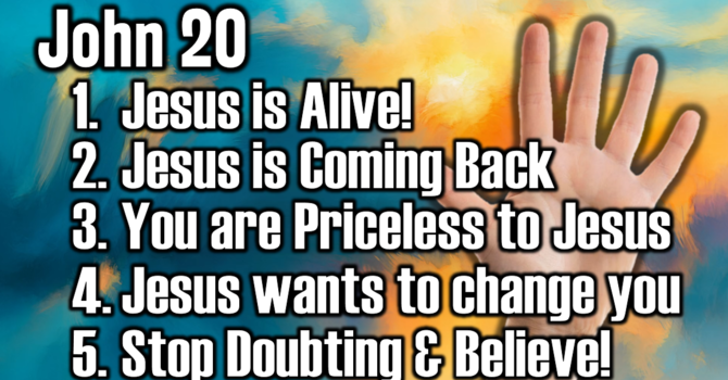 Live like Jesus is Alive