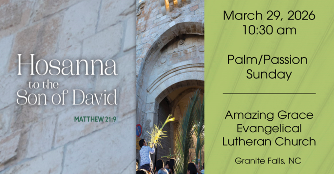 Palm Sunday/Passion Sunday