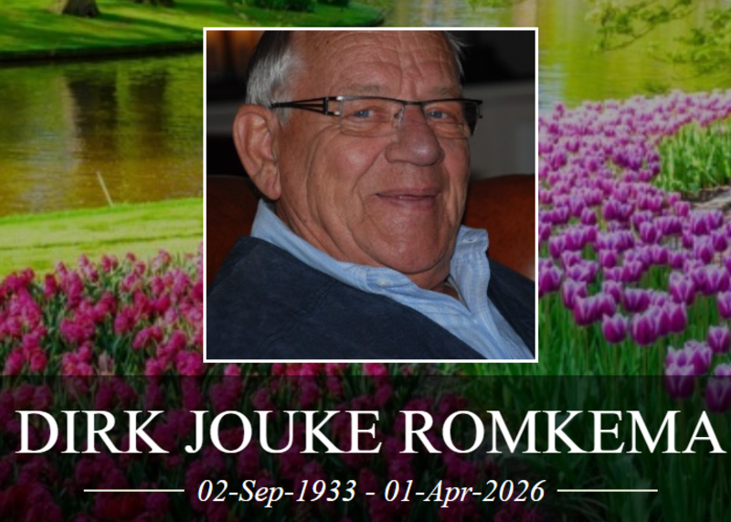 Celebration of Life for Dirk Jouke Romkema