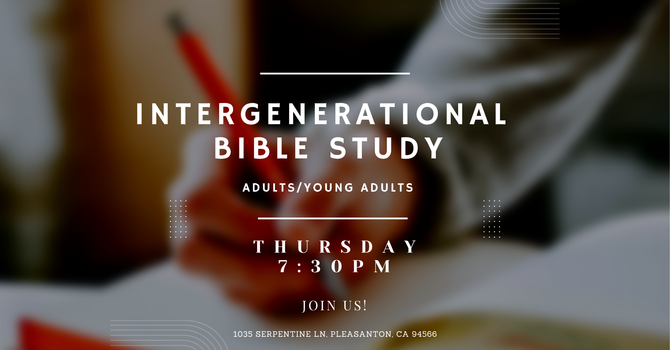 Intergenerational Bible Study