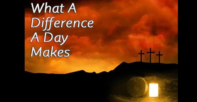 What a Difference a Day Makes!