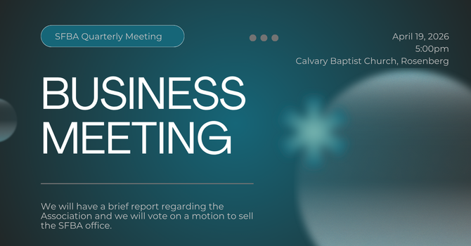 Quarterly Business Meeting