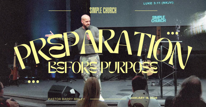 Preparation before Purpose