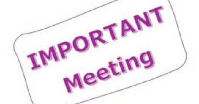 IMPORTANT MEETING - Tuesday, April 21 at 5:30pm