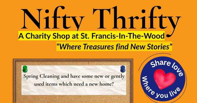 Spring Cleaning? Nifty Thrifty welcomes your Donations