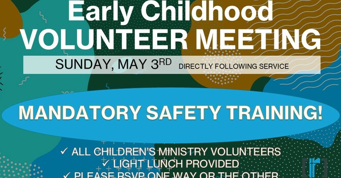 Early Childhood Volunteer Meeting