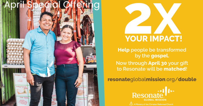 April Special Offering Weeks 3&4