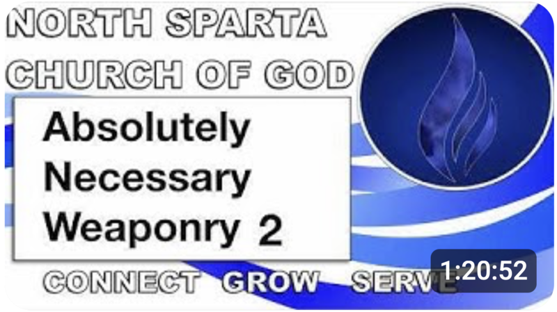  Absolutely, Necessary Weaponry