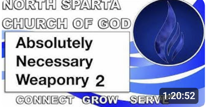  Absolutely, Necessary Weaponry