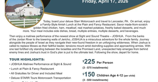 JOSHUA: Live On Stage!