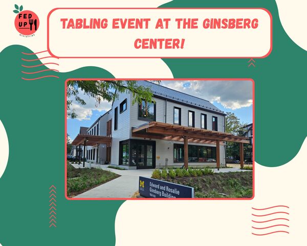 Ginsberg Center Tabling Event