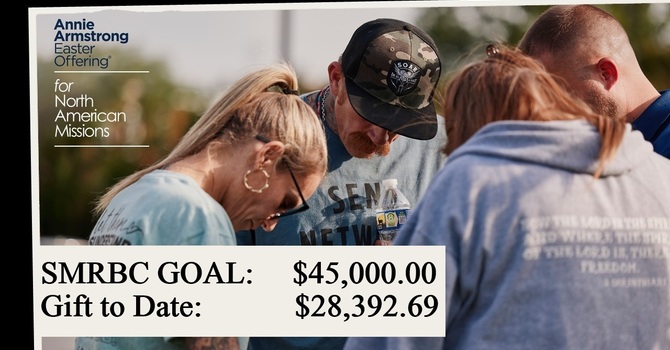 SMRBC has given $28,392.69 towards our $45,000.00 AAEO Offering Goal
