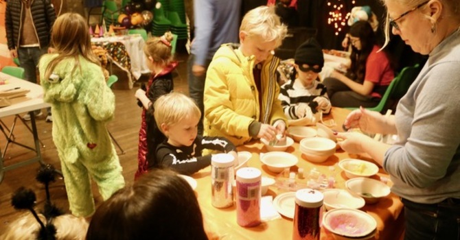 Family Gathering at the Playground and Rectory