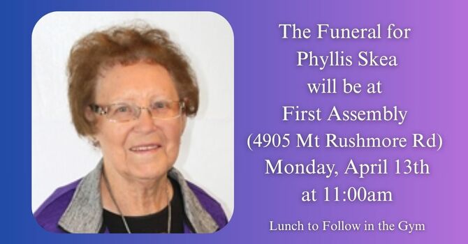 Funeral for Phyllis Skea