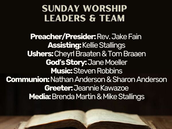 Leading us in Worship