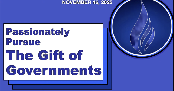  Passionately Pursue: The Gift of Governments