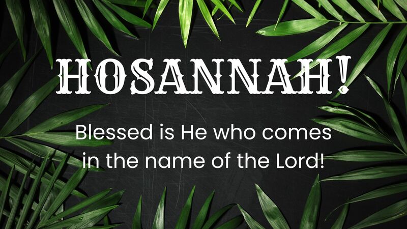 Hosannah!