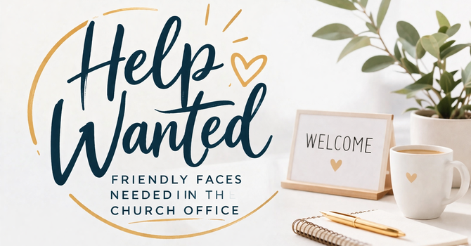 Lend a Hand in the Church Office image