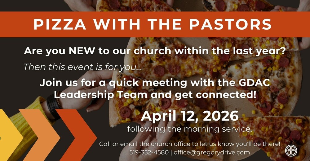 Pizza With The Pastors