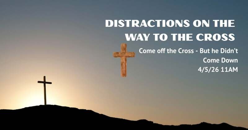 He could have came down...But he didn't