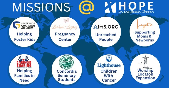 MISSION OF THE MONTH -  Missions at Hope