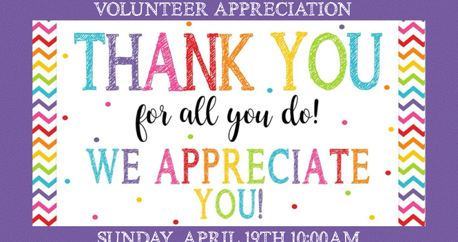 Volunteer Appreciation Reception