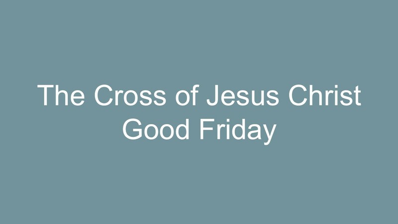 April 3, 2026 Good Friday