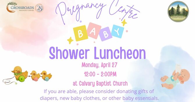 Pregnancy Centre Baby Shower Luncheon