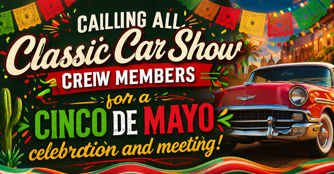 Car Show Meeting May 5
