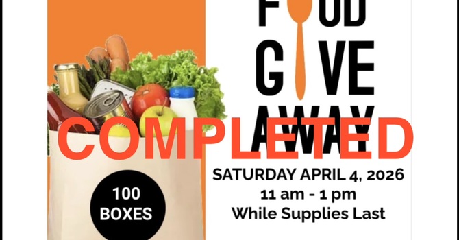 4th Annual Food Give Away image