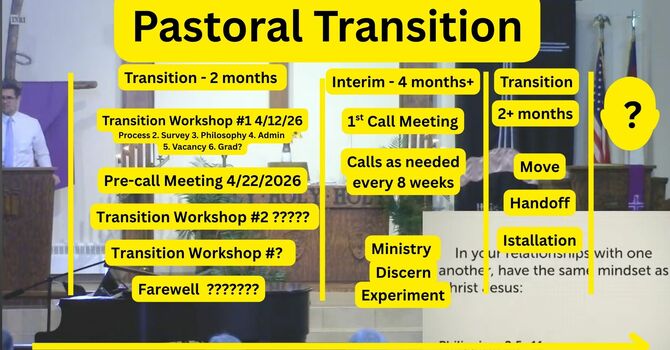 Pastoral Transition - Call acceptance  image