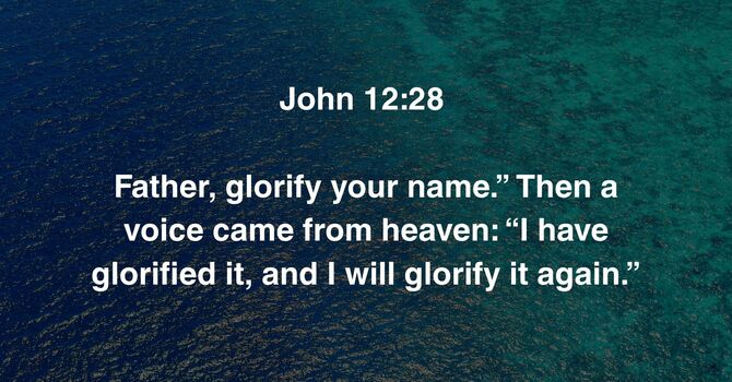 John 12:28 image