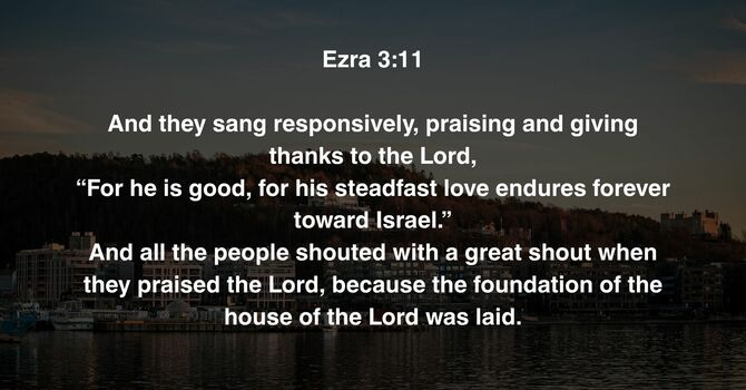 Ezra 3:11 image