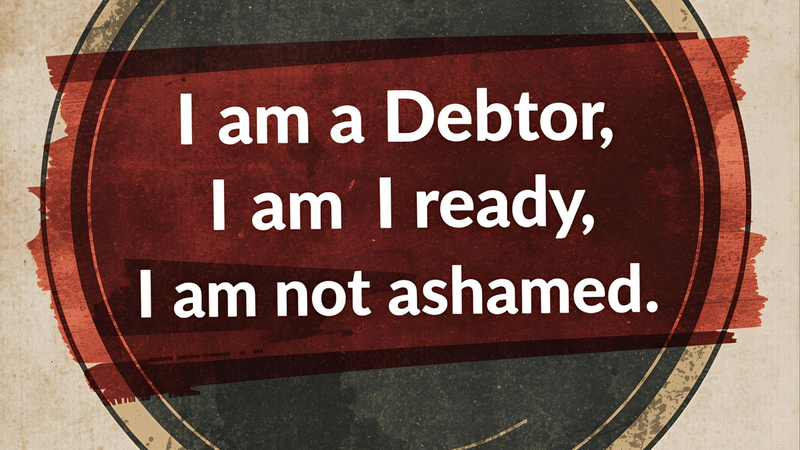 I am a Debtor, I am Ready, and I am not Ashamed 