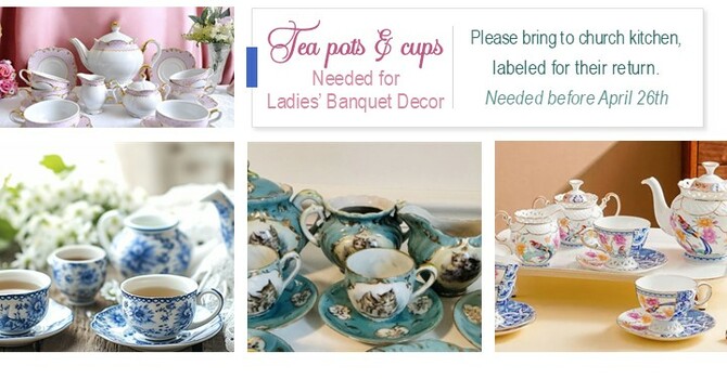 Decor Needed for Ladies' Banquet image