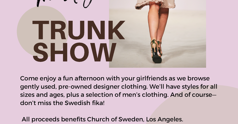 TRUNK SHOW - Everything must go!