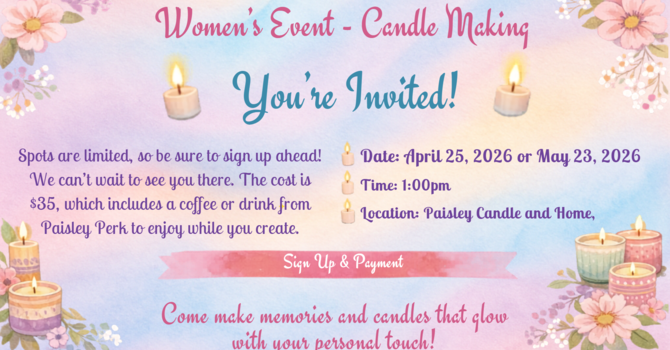Women’s Event - Candle Making 